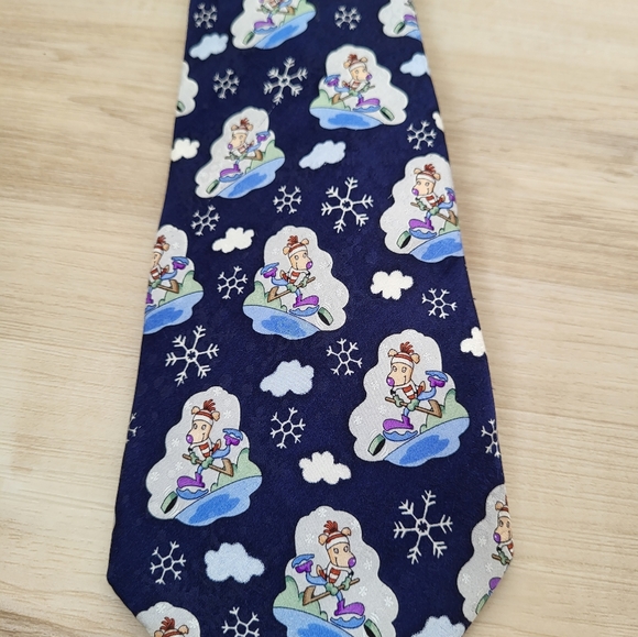 Vintage Novelty Christmas Tie - Picture 2 of 4